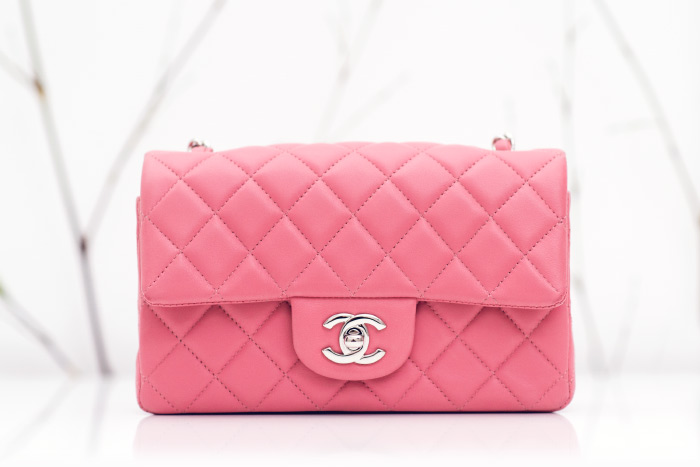 WHATS IN MY CHANEL BAG  Pink Chanel Small Classic Flap 